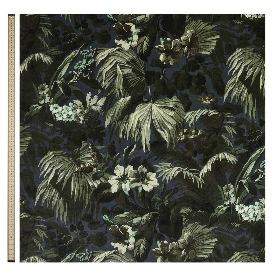 Fabric House of Hackney | Limerence Velvet Blind-Ink