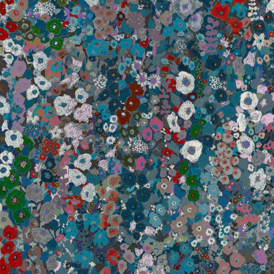 Wallpaper House of Hackney | Hollyhocks Wallpaper-Winter