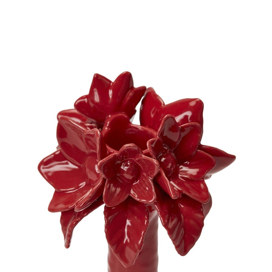 Accessories House of Hackney Candles | Flora Fantasia Candlestick-Cinnabar