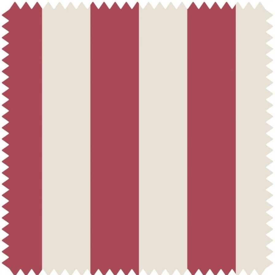 Wallpaper House of Hackney | Trematon Stripe Jacquard-Carmine