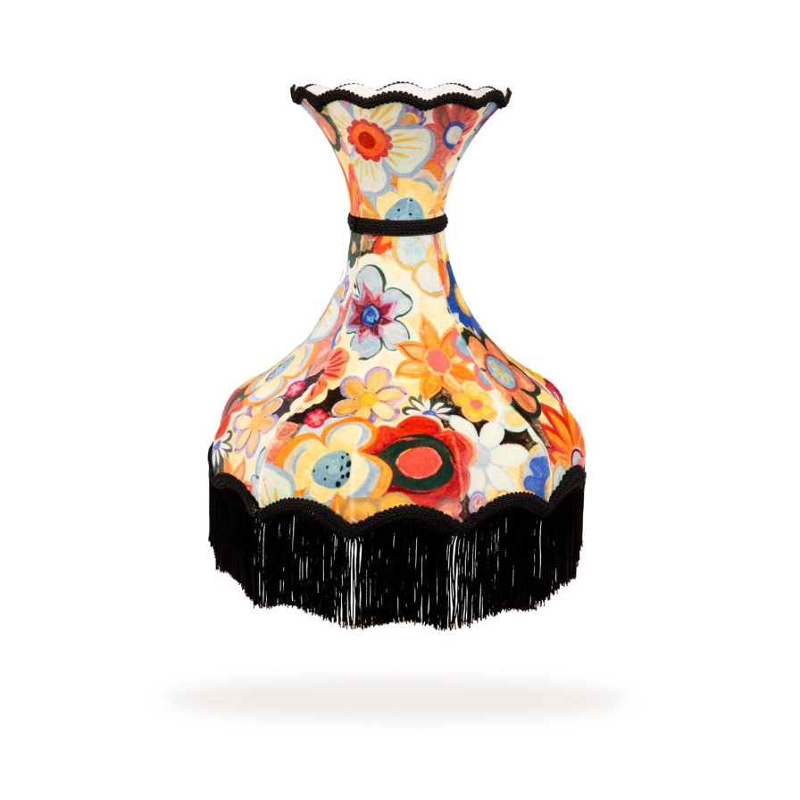 Accessories House of Hackney Lampshades | Lamorna Velvet Narcissus Table Lampshade-Summer