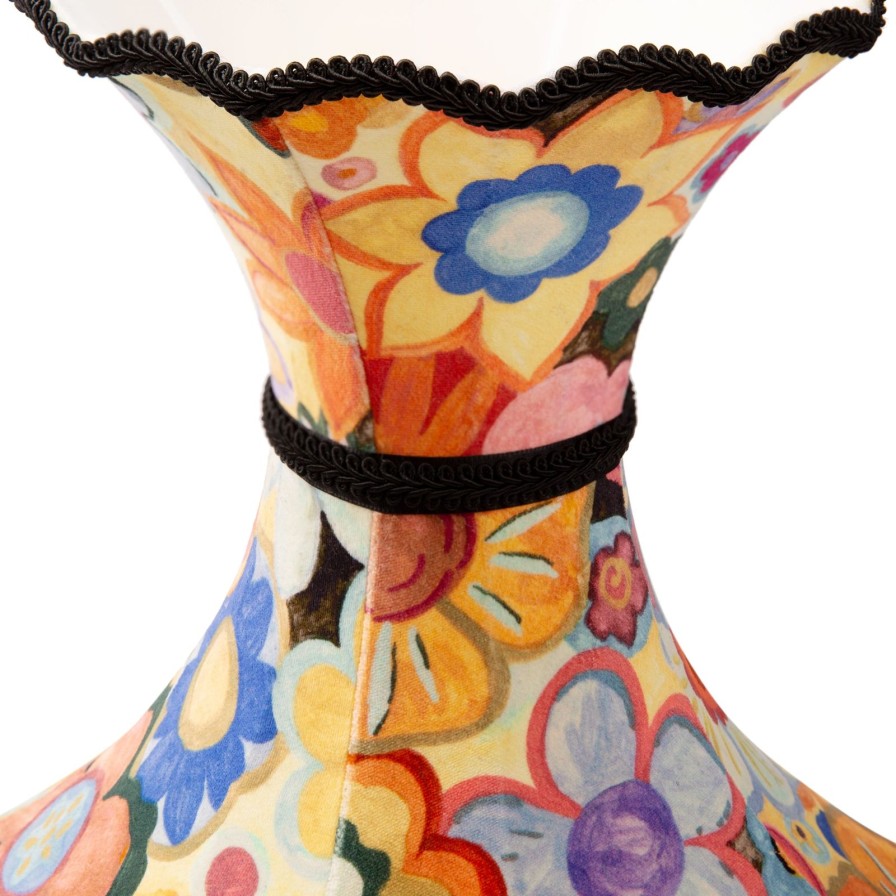Accessories House of Hackney Lampshades | Lamorna Velvet Narcissus Table Lampshade-Summer