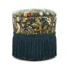Furnishings House of Hackney Bottomans | Avalon Velvet Bottoman-Petrol