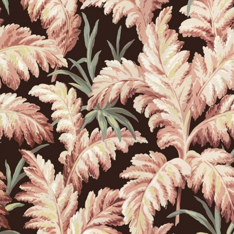 Wallpaper House of Hackney | Pluma Wallpaper-Carob