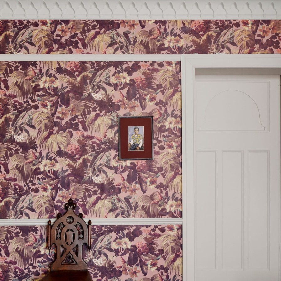Wallpaper House of Hackney | Limerence Wallpaper-Rose Quartz