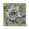 Furnishings House of Hackney Tiles | Artemis Hibiscus Printed Tiles-Sage