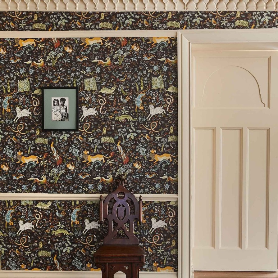 Wallpaper House of Hackney | Trematonia Wallpaper-Onyx