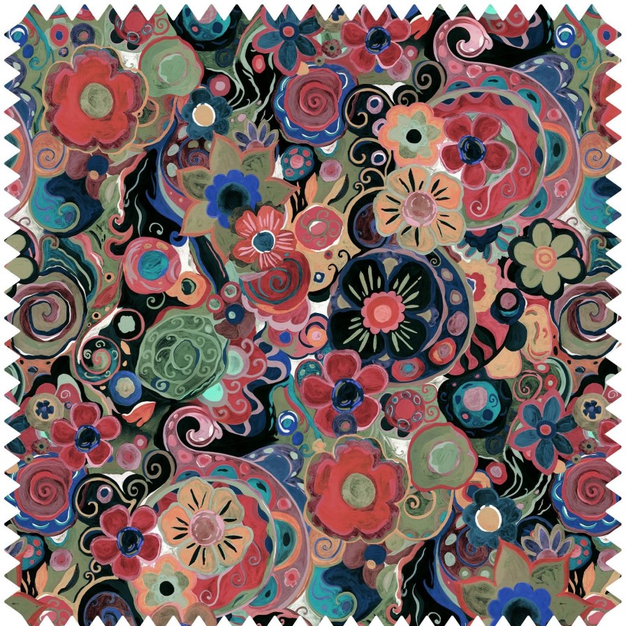 Fabric House of Hackney | Nanjizal Velvet Blind-Liquorice