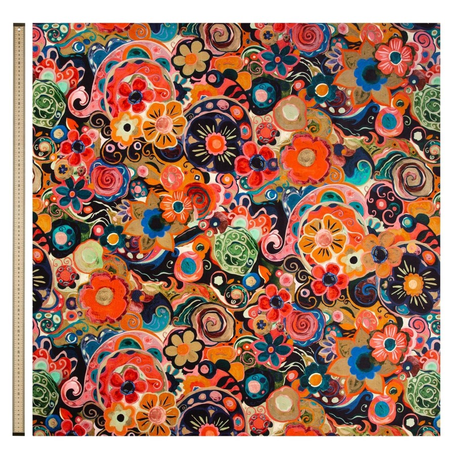Fabric House of Hackney | Nanjizal Velvet Blind-Liquorice