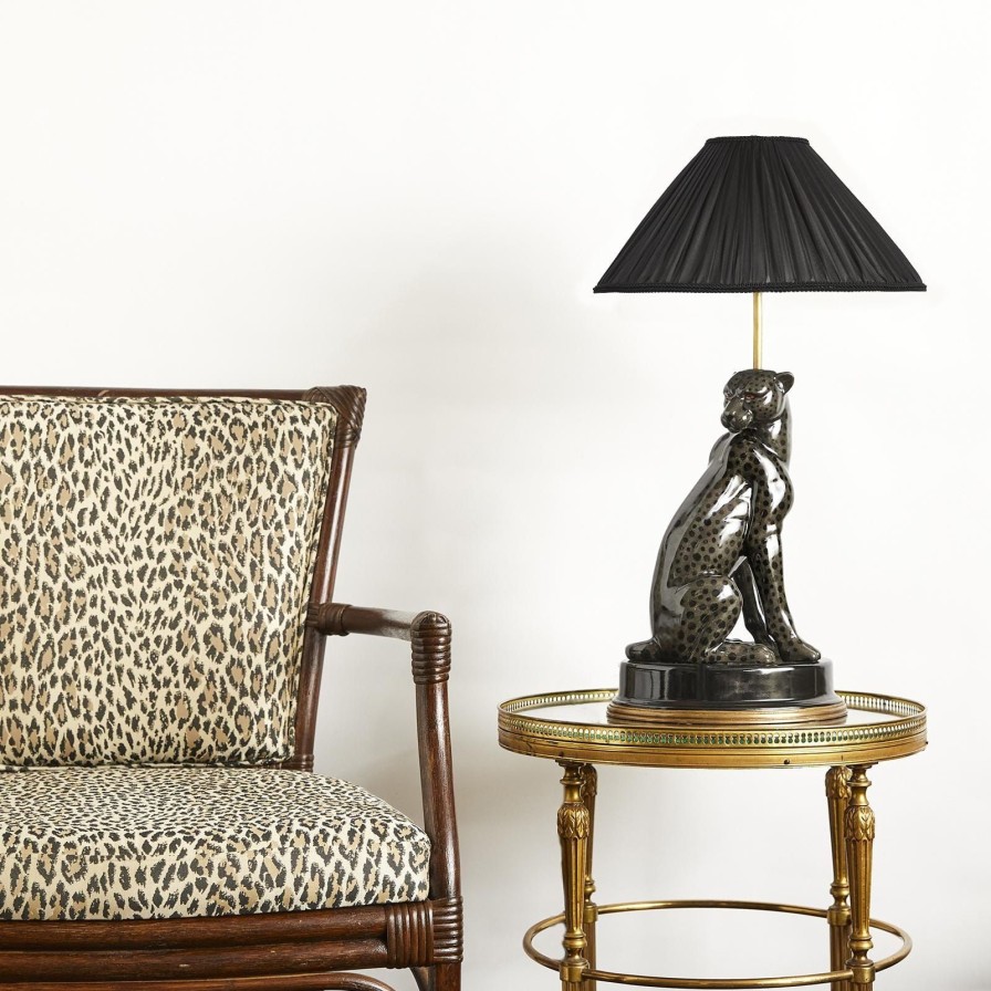 Accessories House of Hackney Lamp Bases | Cheetah Lampstand-Serpentine