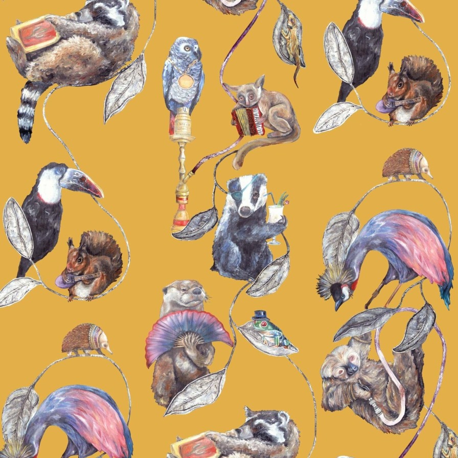 Wallpaper House of Hackney | Hackney Empire Wallpaper-Ochre
