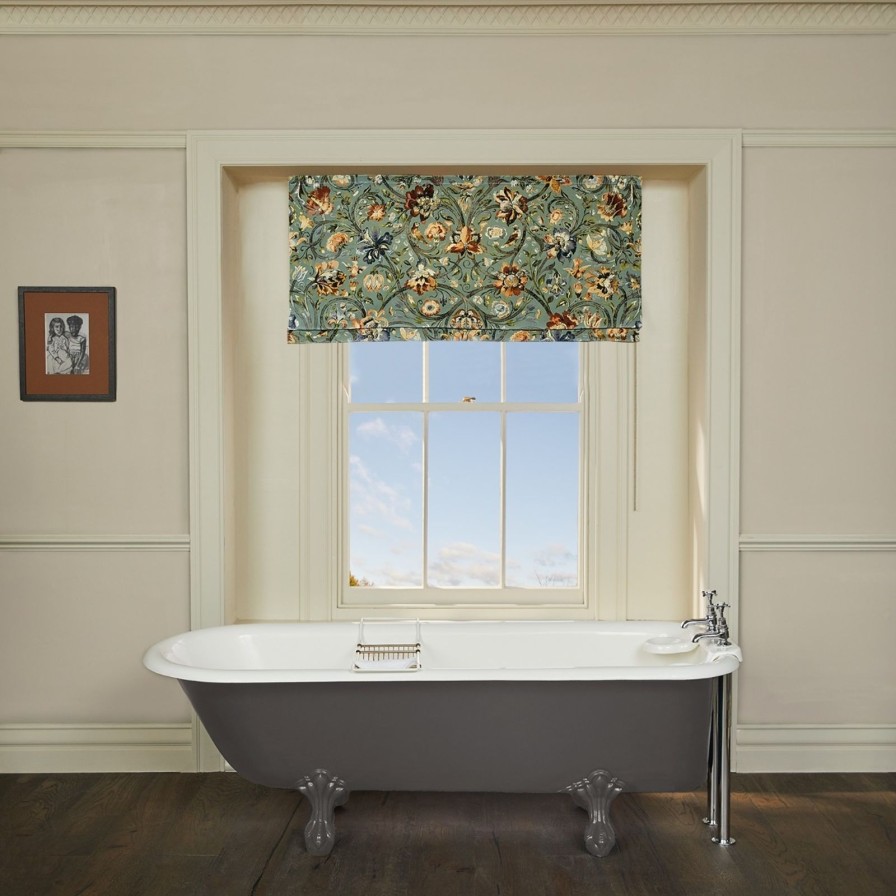 Fabric House of Hackney | Gaia Velvet Blind-Prussian Blue