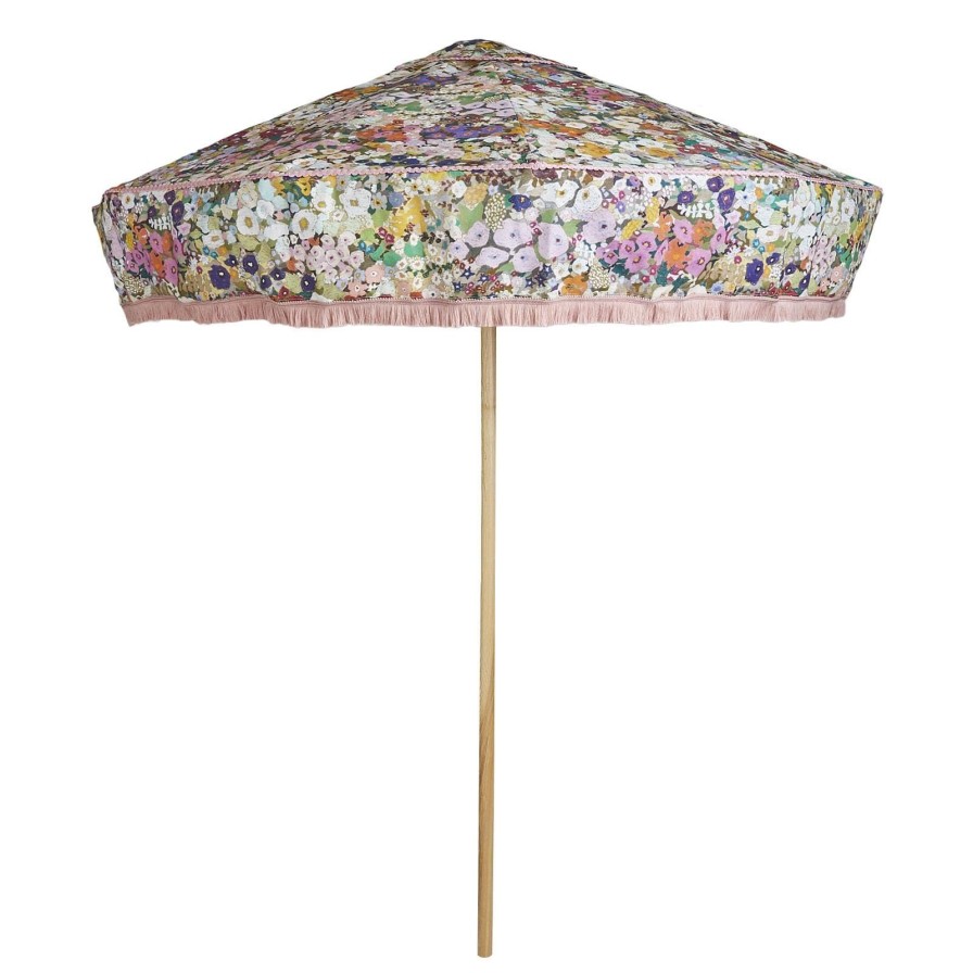 Furnishings House of Hackney Garden Furniture | Hollyhocks Parasol-Spring