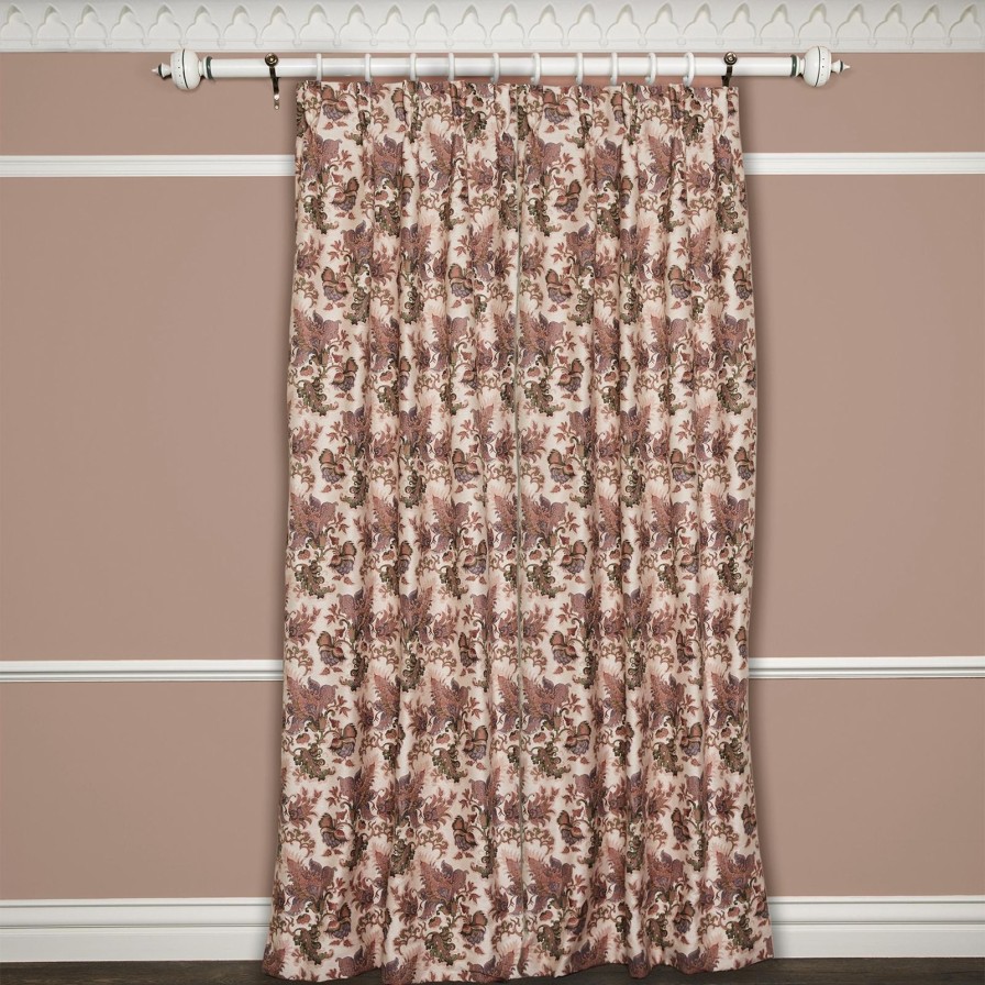 Fabric House of Hackney | Persephone Jacquard Curtain-Tourmaline