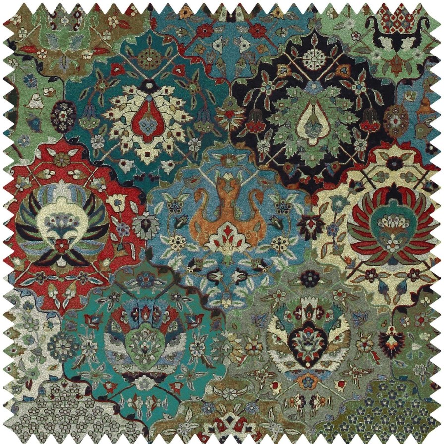 Fabric House of Hackney | Caspar Velvet Blind-Forest