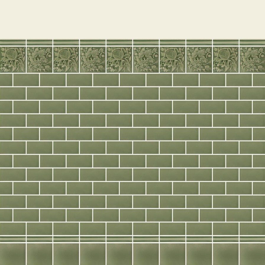 Furnishings House of Hackney Tiles | Vyner Tiles-Sage