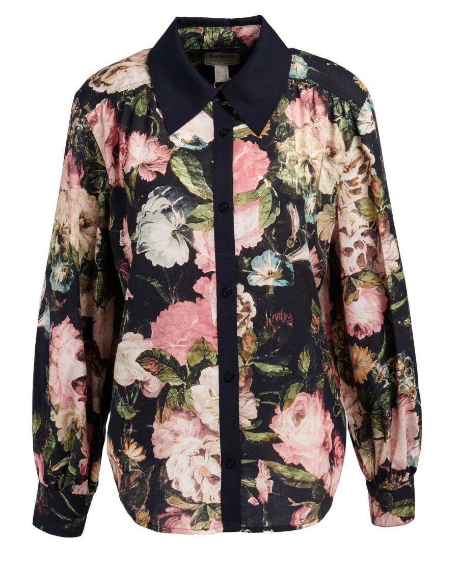 Accessories House of Hackney | Barbour Hindrey Shirt-Midnight Garden/ Multi
