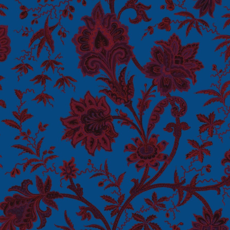Wallpaper House of Hackney | Indienne Wallpaper-Lapis Blue