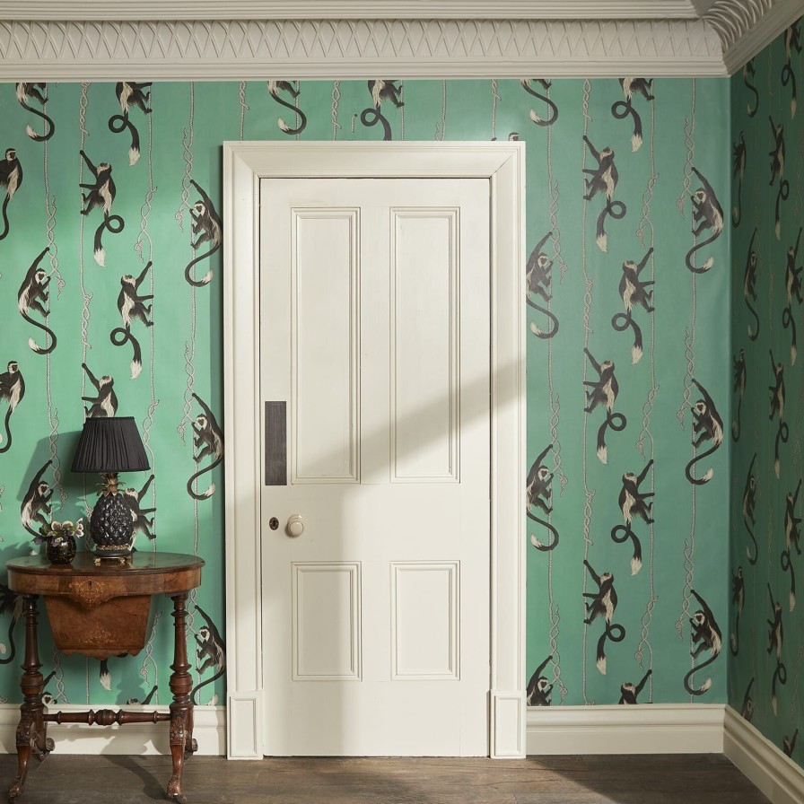 Wallpaper House of Hackney | Troop Wallpaper-Parakeet Green