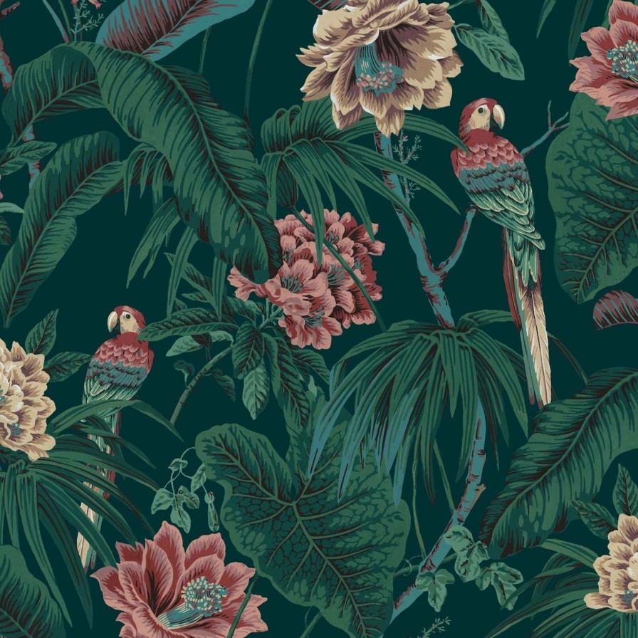 Wallpaper House of Hackney | Paradisa Wallpaper-Spruce Green