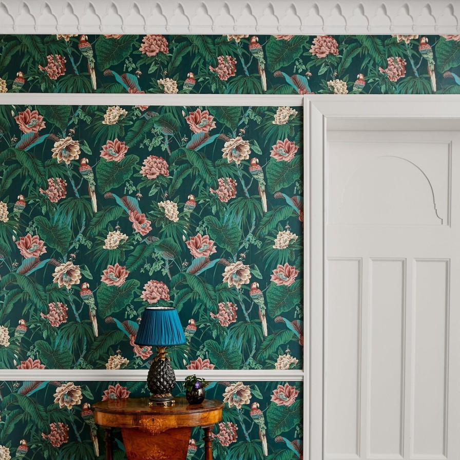Wallpaper House of Hackney | Paradisa Wallpaper-Spruce Green
