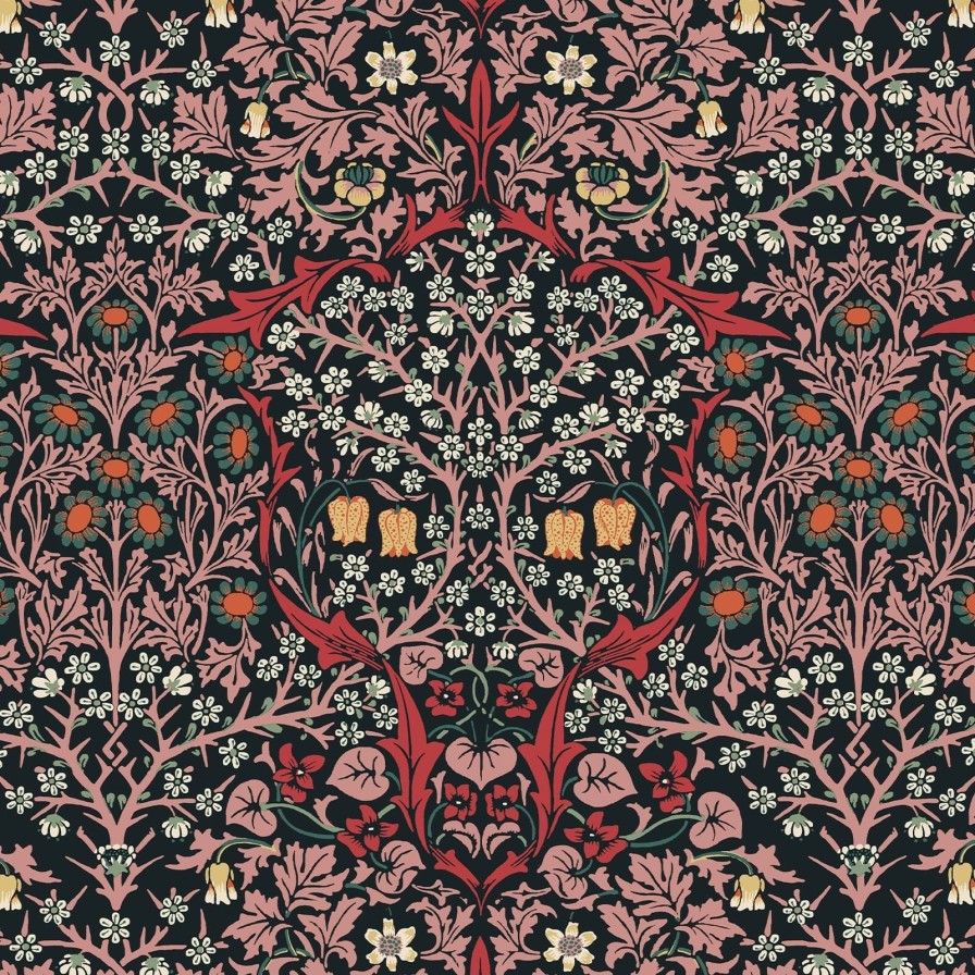 Wallpaper House of Hackney | Blackthorn Wallpaper-Tourmaline