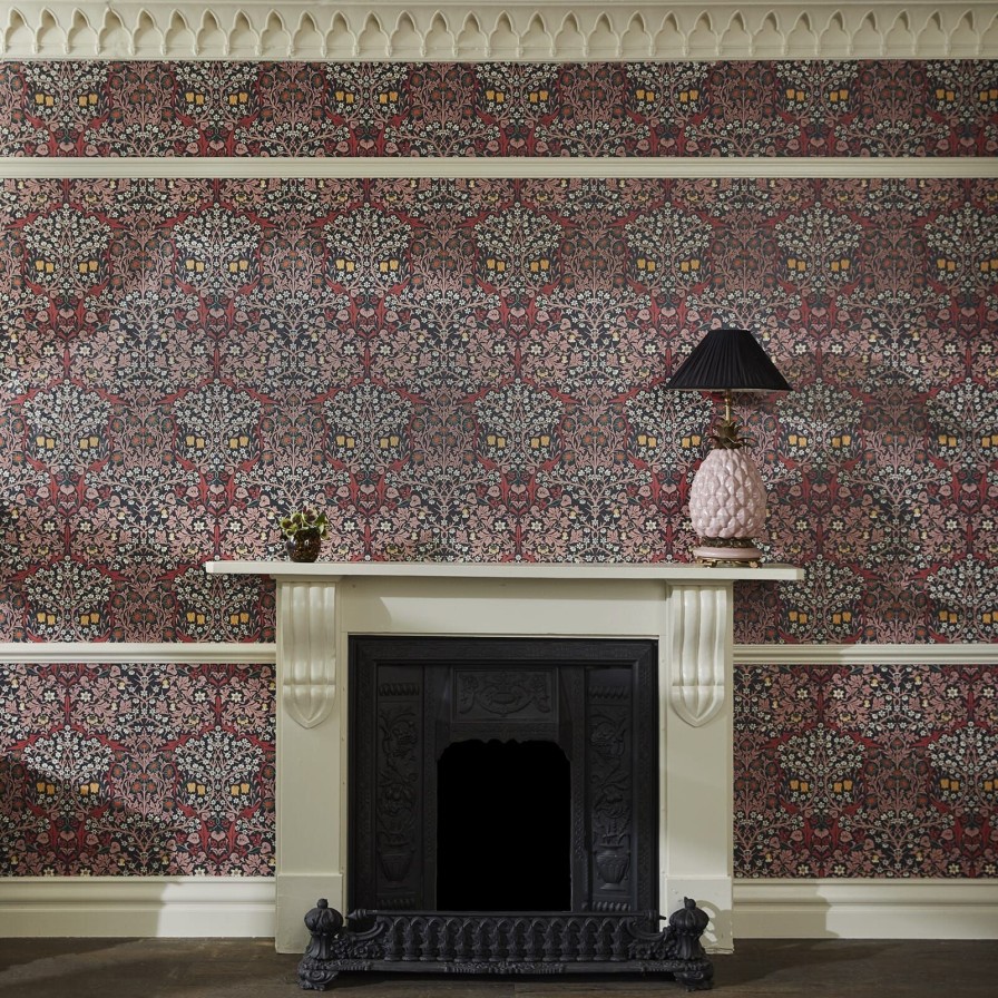 Wallpaper House of Hackney | Blackthorn Wallpaper-Tourmaline