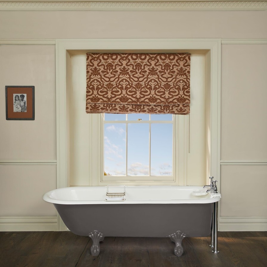 Fabric House of Hackney | Anaconda Velvet Blind-Dusky Pink