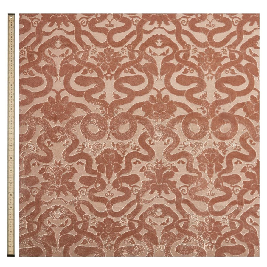 Fabric House of Hackney | Anaconda Velvet Blind-Dusky Pink