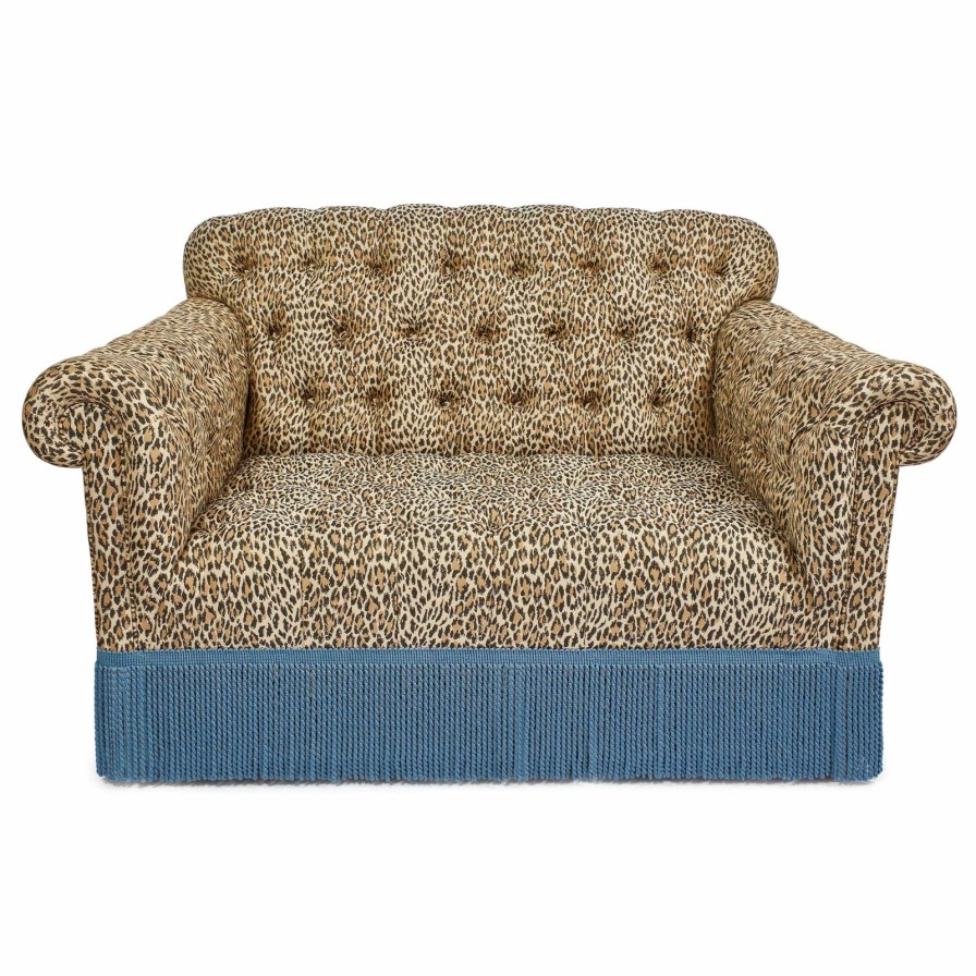 Furnishings House of Hackney Sofas | Wild Card Jacquard Navarre 2 Seater Sofa-Butterscotch