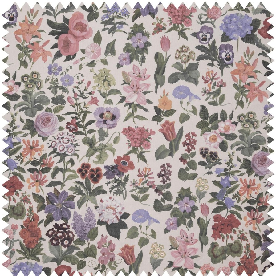 Fabric House of Hackney | Floralia Cotton Linen Blind-Ecru
