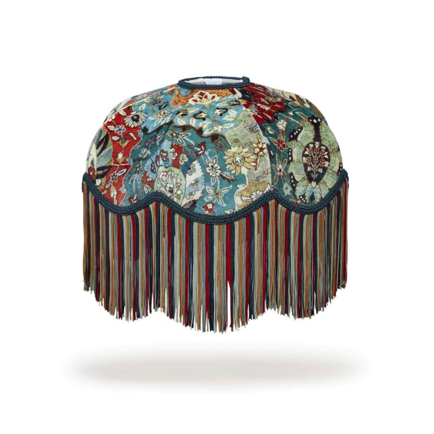 Accessories House of Hackney Lampshades | Caspar Velvet Tilia Lampshade-Forest
