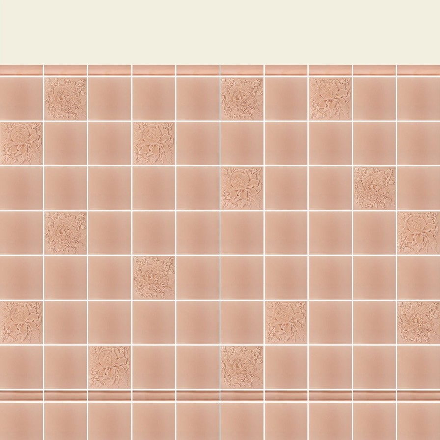 Furnishings House of Hackney Tiles | Marlowe Dado Tiles-Blush