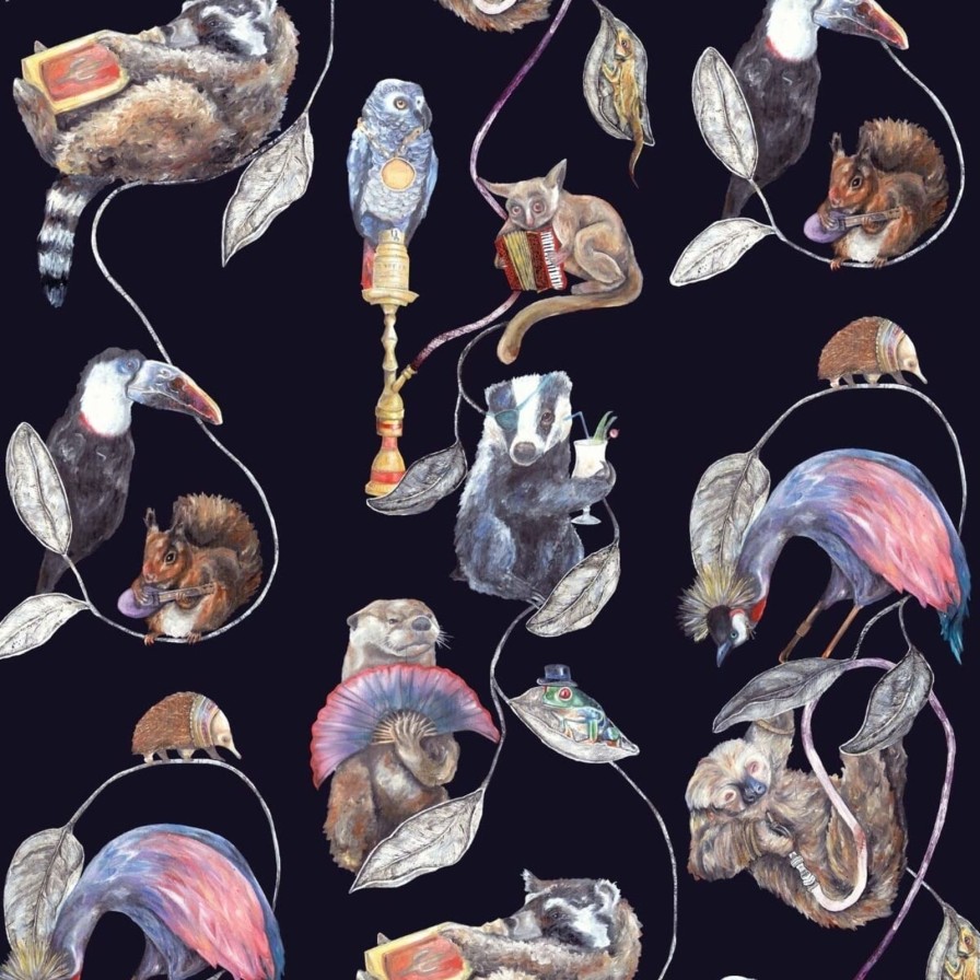 Wallpaper House of Hackney | Hackney Empire Wallpaper-Midnight