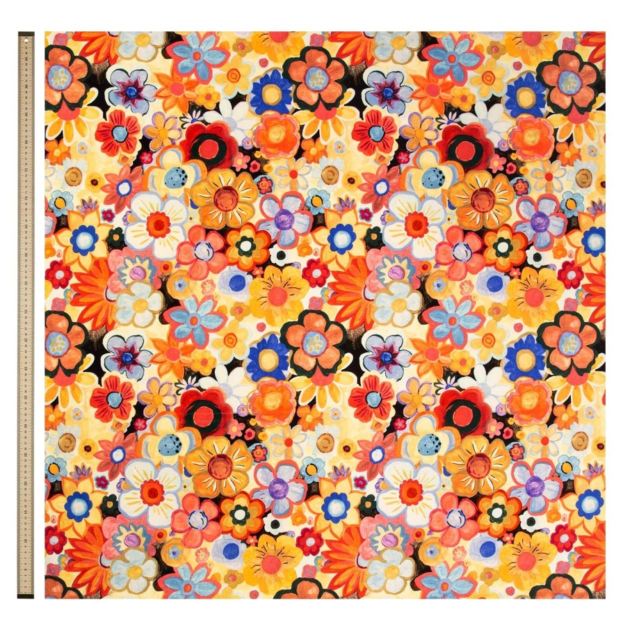 Fabric House of Hackney | Lamorna Velvet Blind-Summer