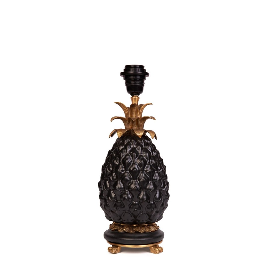 Accessories House of Hackney Lamp Bases | Ananito Pineapple Lampstand-Matte Black
