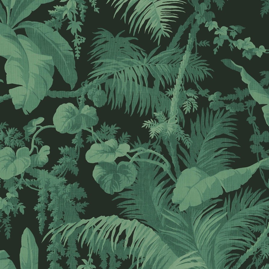 Wallpaper House of Hackney | Pampas Wallpaper-Noir