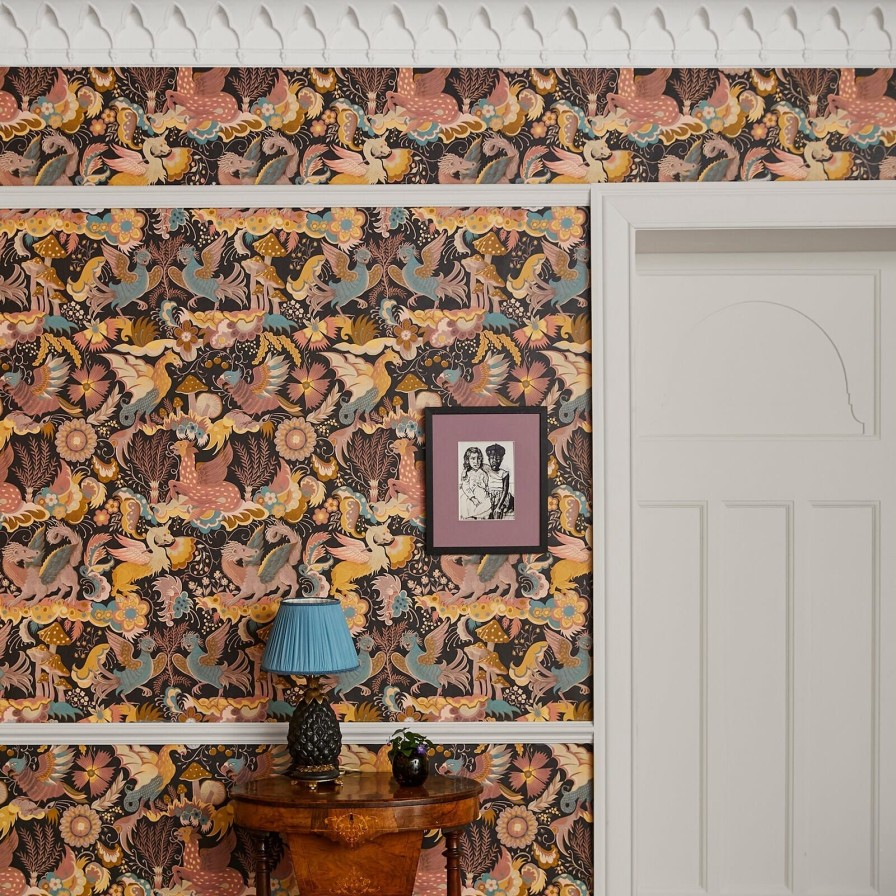 Wallpaper House of Hackney | Phantasia Wallpaper-Noir