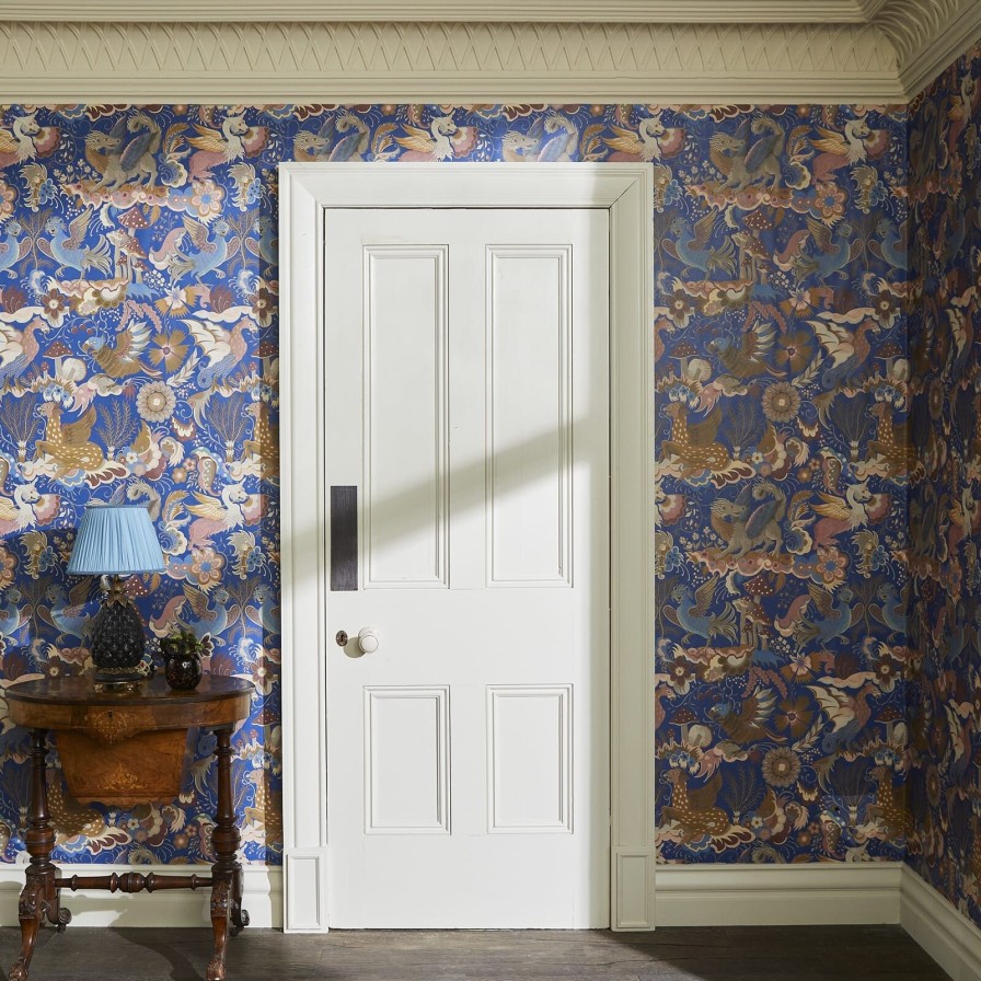 Wallpaper House of Hackney | Phantasia Wallpaper-Sapphire