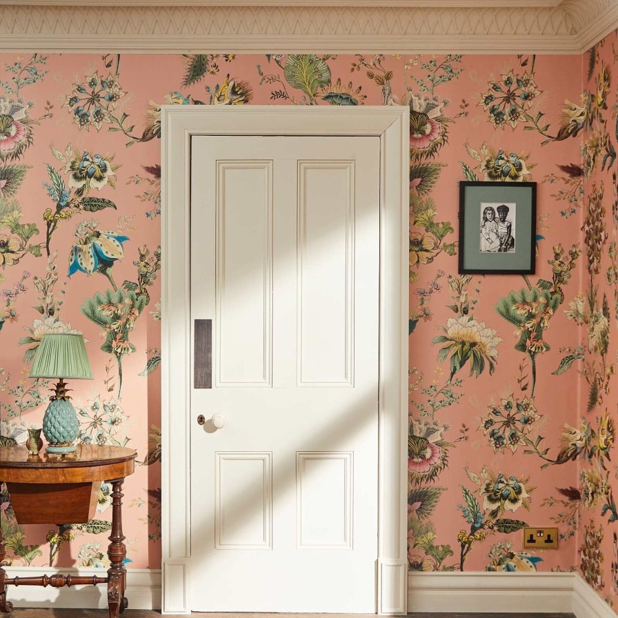 Wallpaper House of Hackney | Flora Fantasia Wallpaper-Bisque Pink