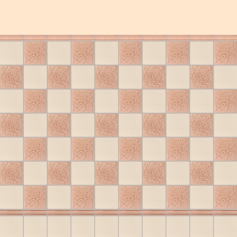 Furnishings House of Hackney Tiles | Artemis Rose Relief Tiles-Blush