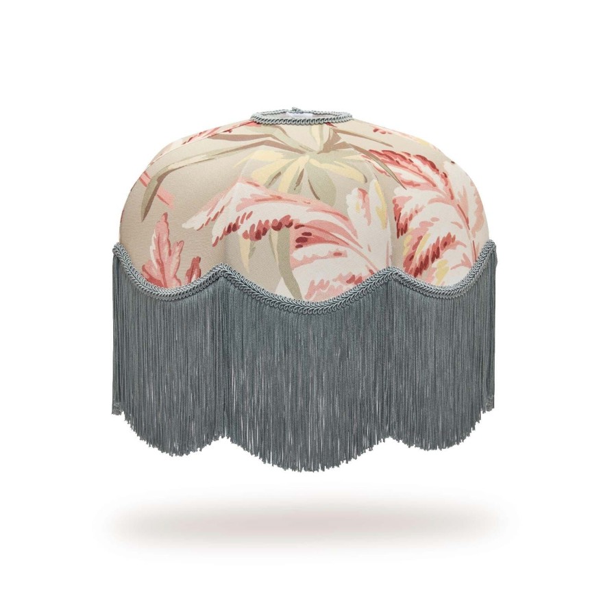 Accessories House of Hackney Lampshades | Pluma Cotton Linen Tilia Lampshade-Eau De Nil