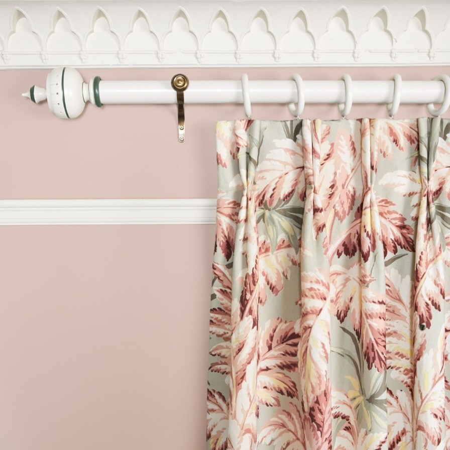 Fabric House of Hackney | Pluma Cotton Linen Curtain-Eau De Nil