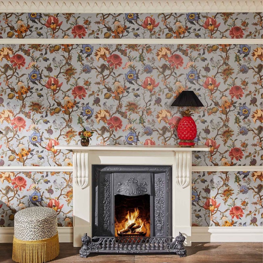 Wallpaper House of Hackney | Artemis Wallpaper-Dove Grey