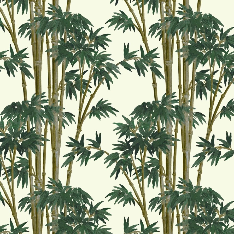 Wallpaper House of Hackney | Bambusa Wallpaper-Antique White