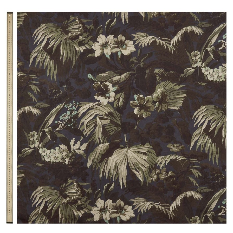 Fabric House of Hackney | Limerence Cotton Linen Blind-Ink