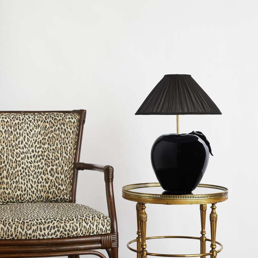 Accessories House of Hackney Lamp Bases | Manzana Apple Lampstand-Black