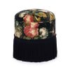 Furnishings House of Hackney Bottomans | Midnight Garden Velvet Bottoman-Multi