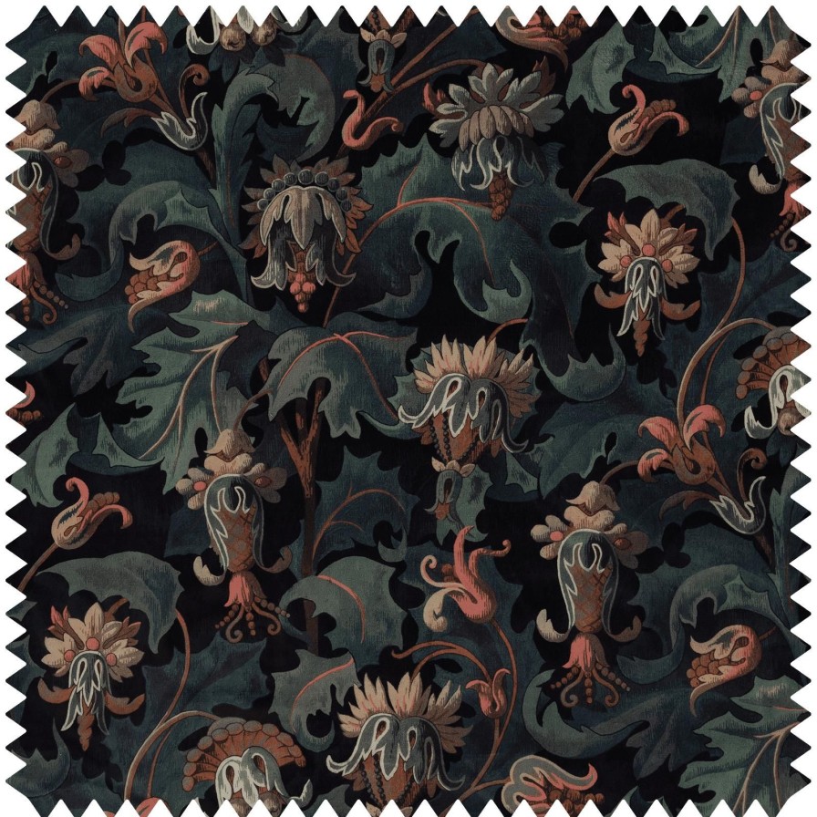 Fabric House of Hackney | Vespertine Velvet Blind-Apatite