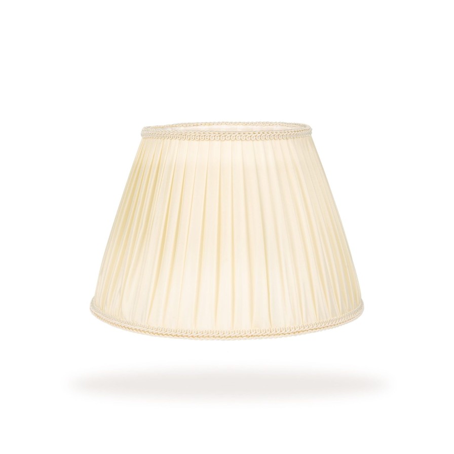 Accessories House of Hackney Lampshades | Arcola Silk Pleated Lampshade-Ecru